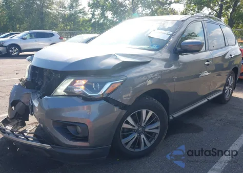 2017 Nissan Pathfinder Sv from USA, damaged, VIN 5N1DR2MM8HC913434